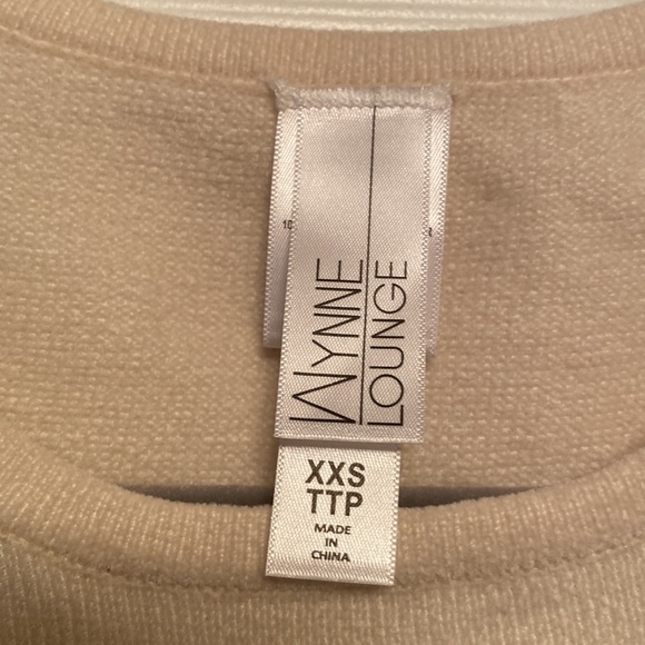 NWOT Wynne Lounge Cream Tank Top…size XXS - Picture 3 of 4